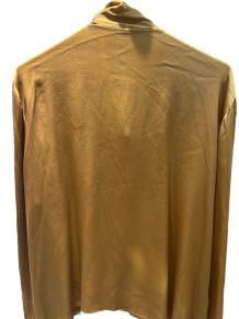 Blouse satinée doré vintage 