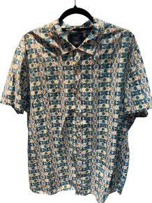 Chemise à motif vintage 
