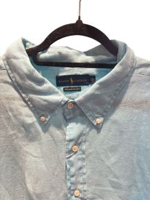 Chemise Ralph lauren bleu claire