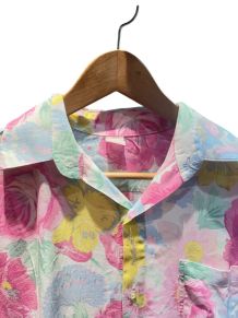 Chemise florale vintage 