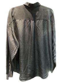 Chemise grise en soie vintage 