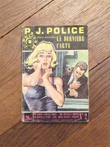 La Dernière Carte- PJ Police n° 2- 1ère année 1961 