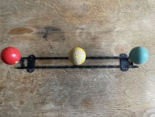 Patère boules années 50