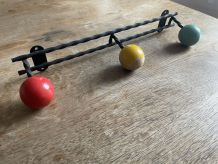 Patère boules années 50