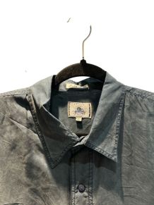 Chemise en soie grise vintage 