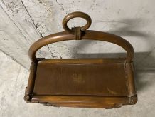 Etagère à épices en rotin années 70