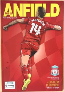 Liverpool v Borussia Dortmund, 10.8.14