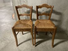 Paire de chaises provençales