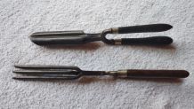  Anciens Outils de Coiffeur FER à Lisser, Onduler, Friser