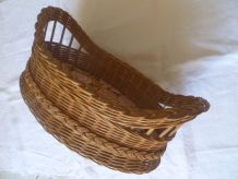 corbeille en osier , vintage
