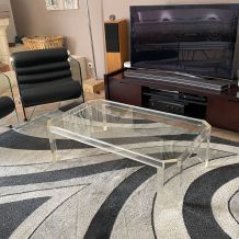 Table basse ATHENA par David LANGE. 1970. 120x70.