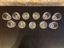 A saisir: Lot de 10 verres à calvados + 1 offert !