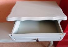 TABLE TELEPHONE (OU MEUBLE TELEPHONE) VINTAGE, EN BOIS