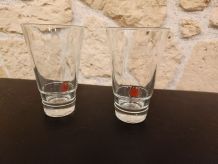 Lot de 2 verres à whisky Jameson vintage