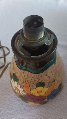 Pied de Lampe céramique J. Massier Vallauris 