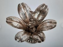 Cendrier pétales de fleurs  Cendrier décoratif en métal arge