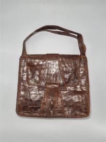 Sac à main en croco