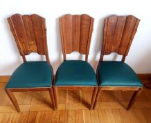 Chaises art déco 1940 