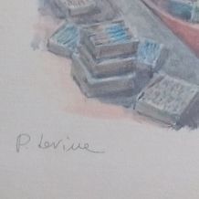 Lithographie de Paul Levine 