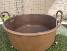 Bassine à confiture en cuivre 43cm