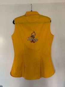 Chemise JC de Castelbajac sans manches Looney tunes rétro 