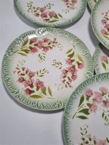 Assiettes à dessert Digoin &amp;amp; Sarreguemines