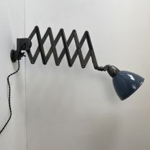 ANCIENNE LAMPE ACCORDEON INDUSTRIELLE « SIEMENS » 