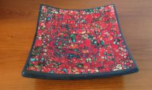 Coupe Artisanale terre cuite et mosaïque en verre collés