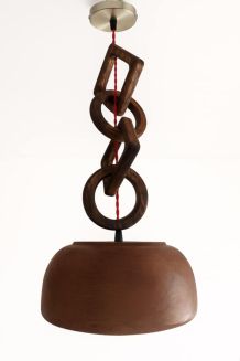 Suspension style scandinave teck 