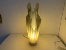 Lampe vintage 1970 de table Athéna Georgia Jacob vert amande