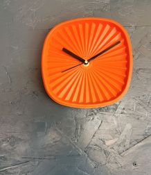 Horloge pendule murale vintage silencieuse couvercle Tupp