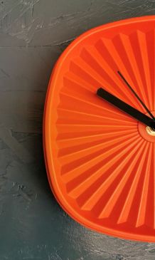 Horloge pendule murale vintage silencieuse couvercle Tupp