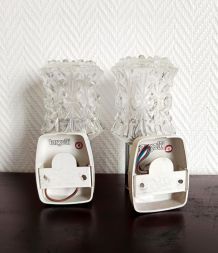 Paire d'appliques Targetti Sankey Italie 1970 