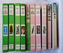 10 Anciens Livres Bibliothèque Verte / Rose - Tendance Déco