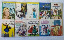 10 Anciens Livres Bibliothèque Verte / Rose - Tendance Déco