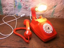 Lampe téléphone vintage - ORANGE -