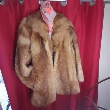 Veste fourrure renard