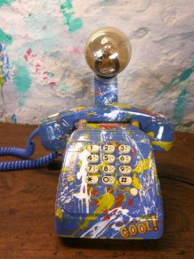 Téléphone a touche - Lampe - Customisé  