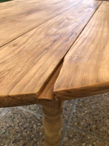 Table de ferme à volets 