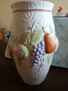 Vase en barbotine