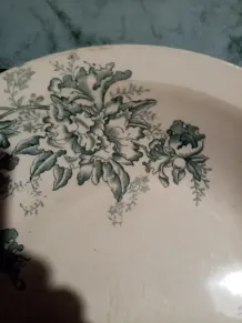 Plat creux faïence de Givors