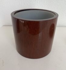 Pot à tabac vintage 1960 tabatière bois écusson Stewart pipe