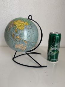 Globe vintage 1960 terrestre Girard Barrère mappemonde - 23 