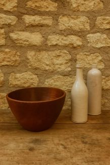 Grande coupe en teck vintage 