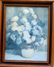 Tableau de Fleurs signé Rudolf COLAO