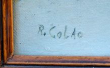 Tableau de Fleurs signé Rudolf COLAO