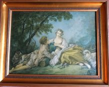 TABLEAU  la musette de BOUCHER