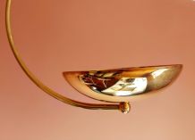 Suspension arc vintage métal doré 1980 