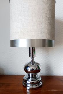 Lampe chrome vintage 1970 