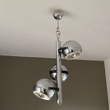 Suspension Eye Ball 3 globes. 1970. Space age.